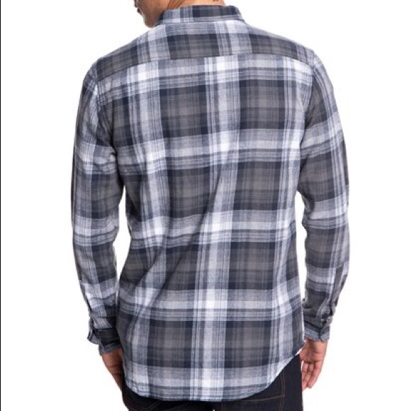 🆕Quiksilver BLUE NIGHT FATHERFLY CHECK (bst1) - Picture 2 of 4